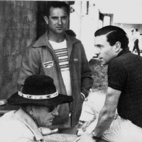 Avec Carol Shelby et Bob Bondurant aux USA
© D. Friedman